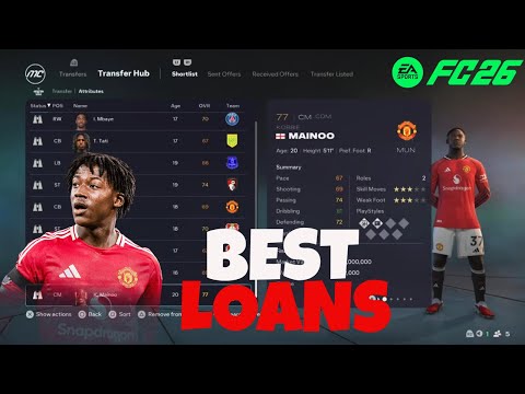 Best Players You Can LOAN in The First Season Of Career Mode!|FC26