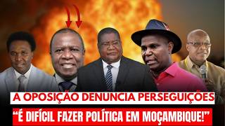 “É DIFÍCIL FAZER POLÍTICA EM MOÇAMBIQUE!” — A OPOSIÇÃO DENUNCIA PERSEGUIÇÕES