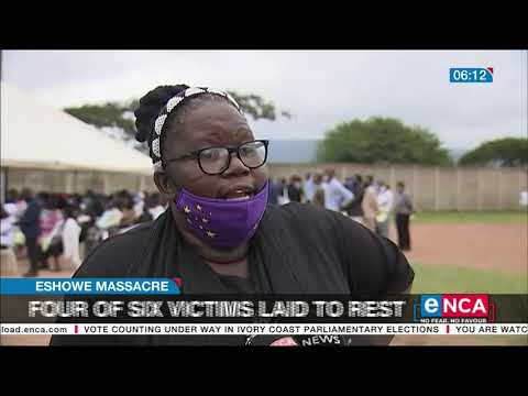 Eshowe Massacre | Four of six victims laid to rest