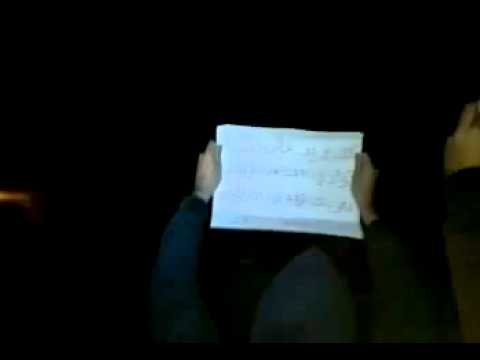 مظاهرة مسائية في مشروع دمر في مدينة دمشق رداً على خطاب وليد المعلم