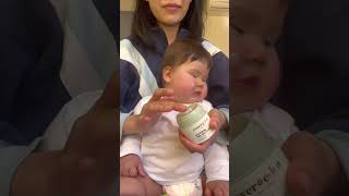 Ever Eden Nourishing Baby Face Cream on my 9 month old