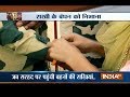 Women and kids celebrate Raksha Bandhan with army jawans