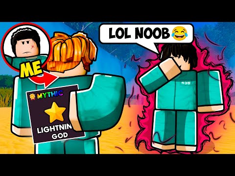 Pretending To Be A Noob With Mythic Powers in INK GAME...