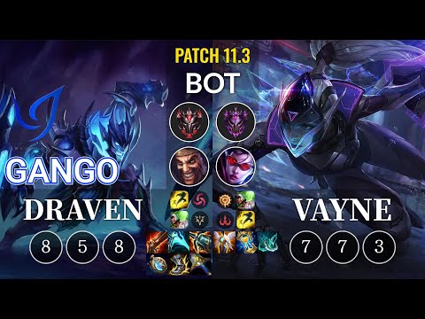 CGA Gango Draven vs Vayne Bot - KR Patch 11.3