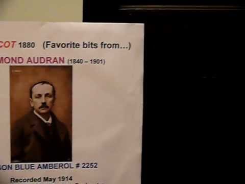 THE MASCOT operetta gems (Edmond Audran-1880) 1914 Edison Blue Amberol - gmmix