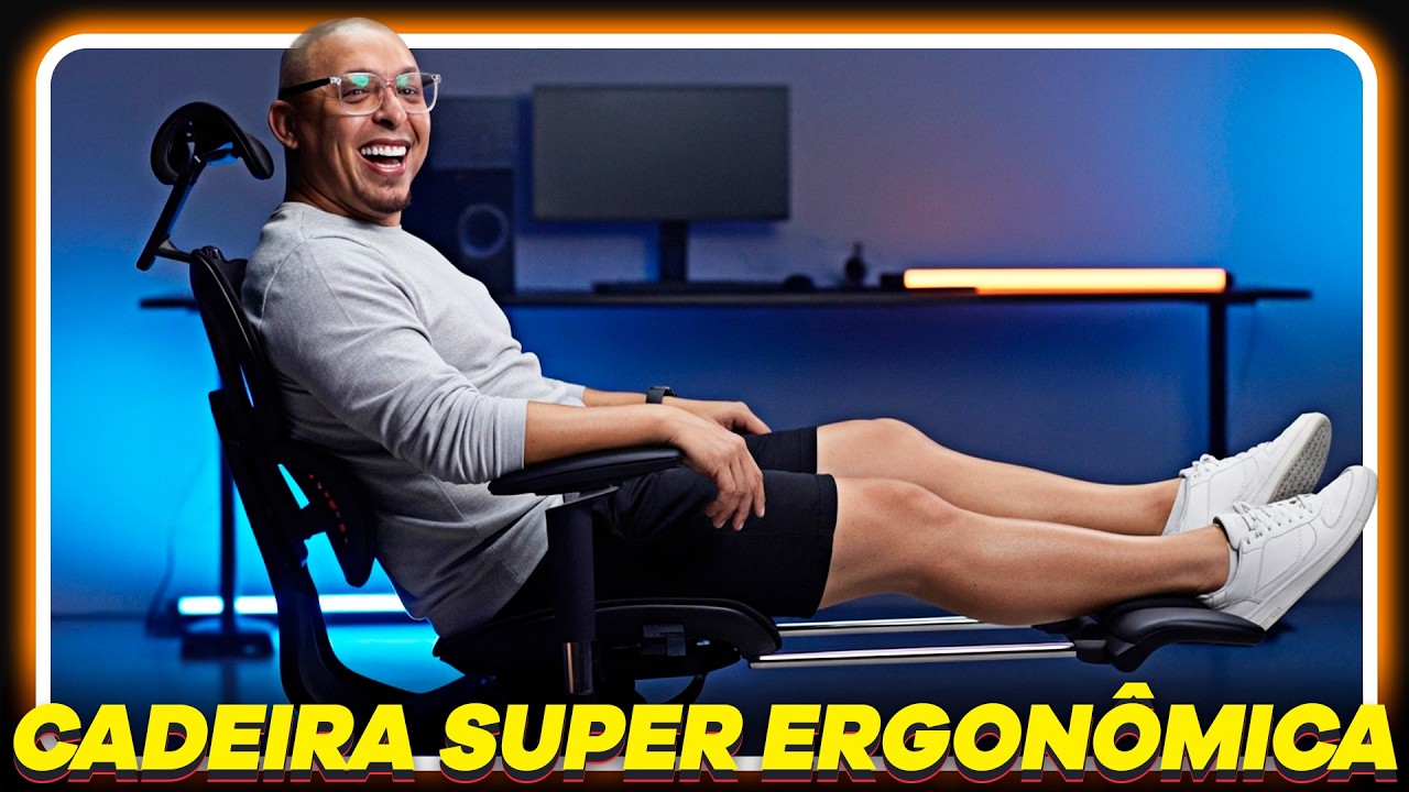 Não é só uma Super Cadeira, é investimento na saúde.  Unboxing da cadeira ergonômica Comfy Zenith
