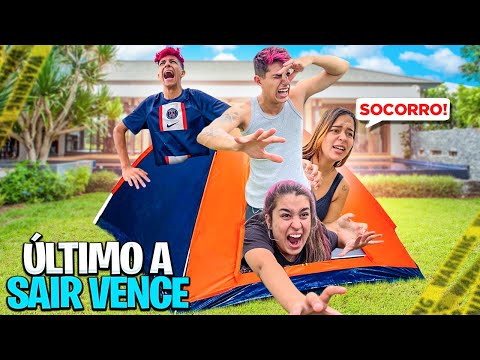 ÚLTIMO A SAIR DA BARRACA GANHA *passamos mal?