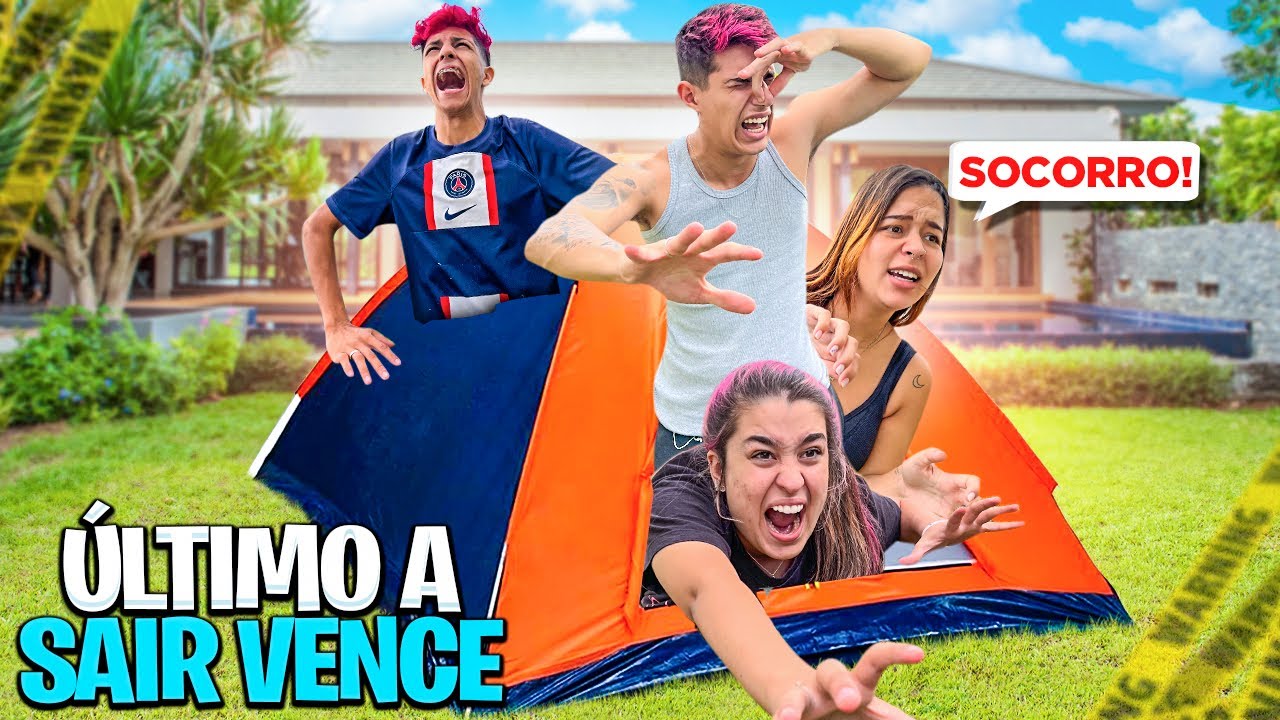 ÚLTIMO A SAIR DA BARRACA GANHA *passamos mal?