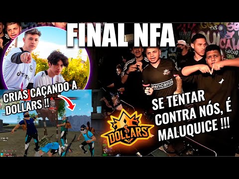FINAL NFA PRESENCIAL - DOLLARS JÁ É CAMPEÃO ? OU CRIAS AINDA TEM CHANCE ?! NFA MELHORES MOMENTOS -