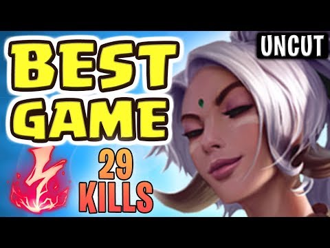 HIGH ELO RANKED NIDALEE RAMPAGE (29 kilIs) | Full AP Nidalee Jungle - Nightblue3 Full Gameplay