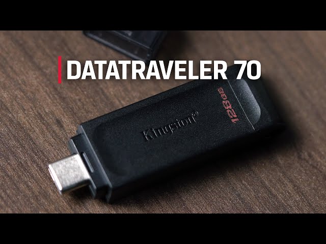 Vídeo relacionado con Kingston Technology Datatraveler 70 Unidad Flash USB 64 GB, USB Tipo C 3.2 Gen 1 (3.1 Gen 1), Negro