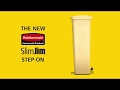 Video: Papelera de pedal de 50 litros Rubbermaid Slim Jim 