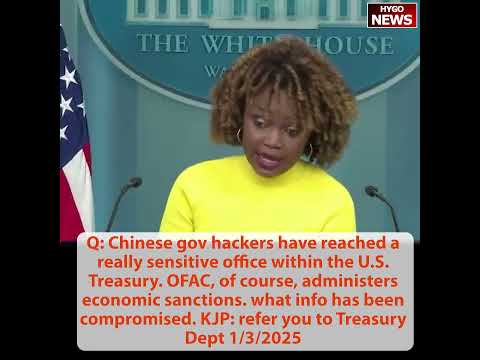 Q: does Biden still believe Trump is a threat to democracy? Chinese gov hackers OFAC econ sanctions