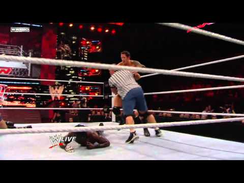 WWE Raw: Randy Orton & R-Truth vs. Wade Barrett & David Otunga (HD)