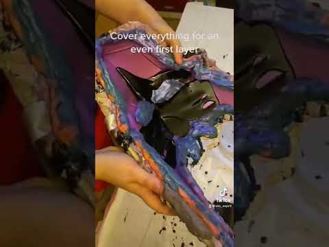 Pour a Tarn Mask with me! #transformers #tfcon #mtmte #cosplay