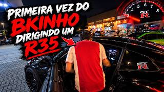 BKINHO PILOTOU O GTR R35 DO PIUZINHO & ELE FICOU EMOCIONADO