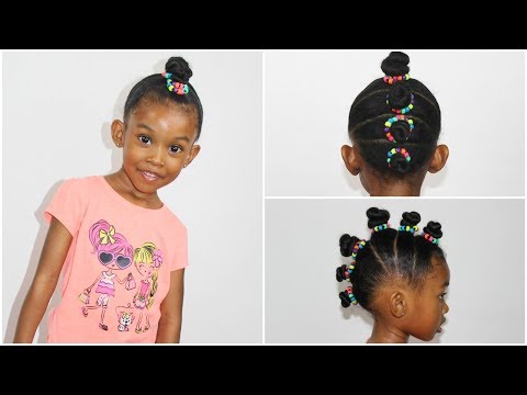 Mohawk Hairstyle With Beads | Cute Hairstyles for Girls