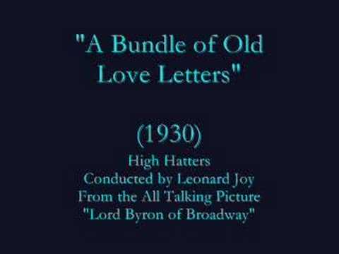 "A Bundle of Old Love Letters" (1930) High Hatters