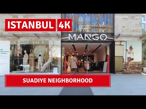 Istanbul City Walking Tour |Kadıköy, Suadiye Neighborhood|23 April 2021|4k UHD 60fps