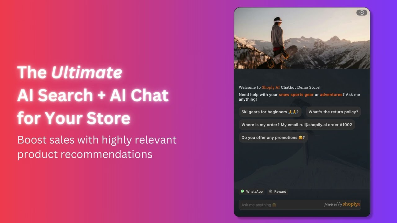 Introduction of Shoply AI Search + AI Chat