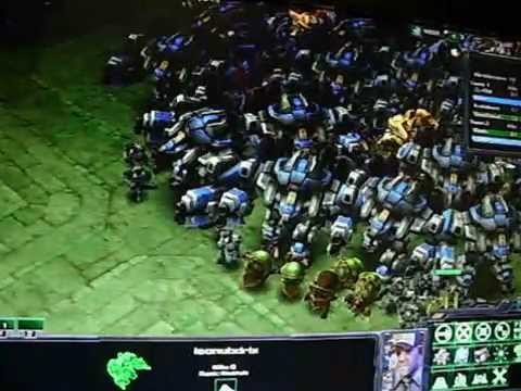 Biggest Starcraft2 army ever