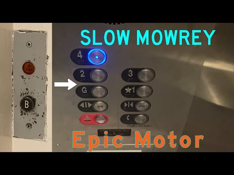 Epic Motor Wednesday - SLOW 50fpm Mowrey Traction Elevator (former OTIS) - Undisclosed Location, FL