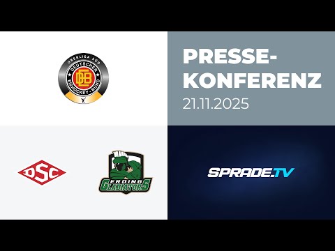 21.11.2025 - Pressekonferenz - Deggendorfer SC vs. Erding Gladiators