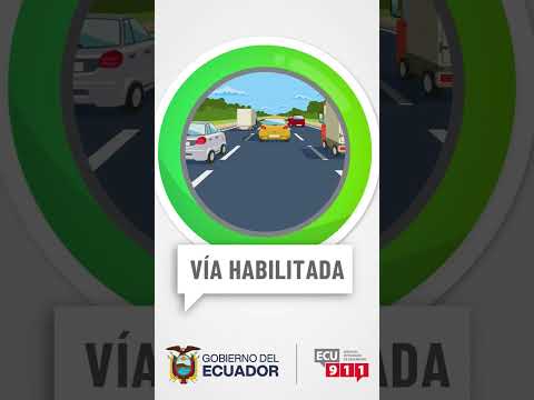 Habilitado paso en vía Ambato - Guaranda