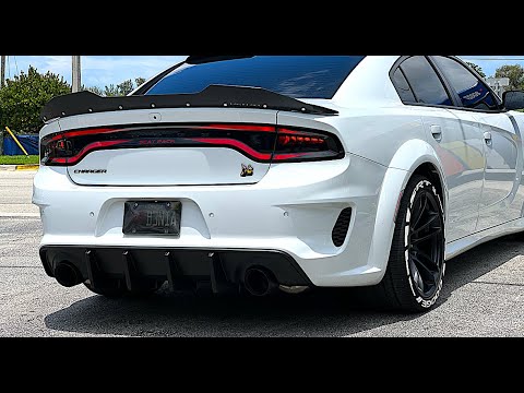 2023 DODGE CHARGER 392 ScatPack AWE touring exhaust system.
