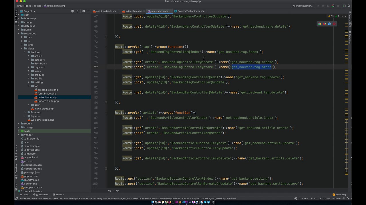 Đồ án tốt nghiệp - Build core website bán hàng bằng laravel 8x - Phần 3