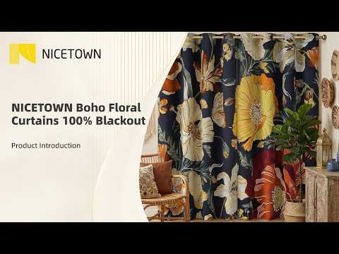 Boho Blackout Curtains