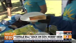 'Tamale bill' back on Arizona Gov. Hobbs' desk after veto last year