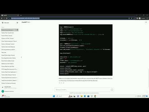 Attach Csv File To Email Python