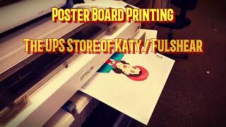 Printing Posters at The UPS Store of Katy & Fulshear