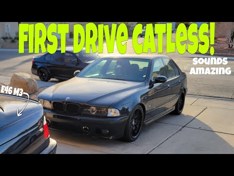 Thumbnail for First Drive In The E39 M5 Catless! & The E46 M3 Gets Diagnosed On The Streets!