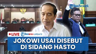 LIVE: Tanggapan Jokowi soal Tudingan Ancam Hasto Jelang Pemecatannya dari PDIP di Sidang Eksepsi