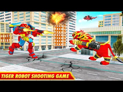 Flying wild Tiger robot game. Tiger bike robot Transform game. Tiger robot bik game video. Robot gam