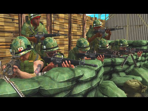 US Marines Hold Mountain FORT in VIETNAM WAR! - Gates of Hell: Vietnam Conquest Mod