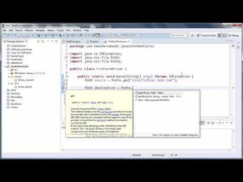 JAVA Intermédiaire 1 Introduction