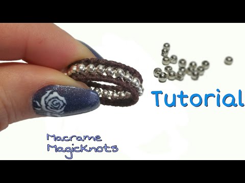 How to Make Quick and Easy Macrame Ring DIY
