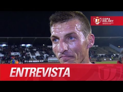 Entrevista a Ismael Chico tras el Real Balompédica Linense (0-2) Athletic Club