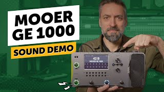 Video thumbnail for Mooer GE 1000 - Sound Demo by Guitar Bonedo