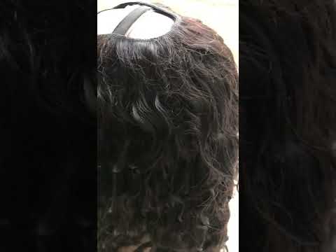 Indian Temple U Part Natural Curly Virgin Hair Wig Vendor