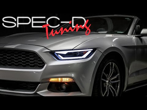 SPECDTUNING INSTALLATION VIDEO: 2015-2017 FORD MUSTANG PROJECTOR HEADLIGHTS