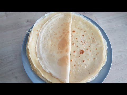 Recette de crêpes inratables avec seulement 3 ingrédients et sans matière grasse