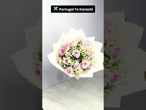 Vibrant Pink Rose Bouquet video thumbnail