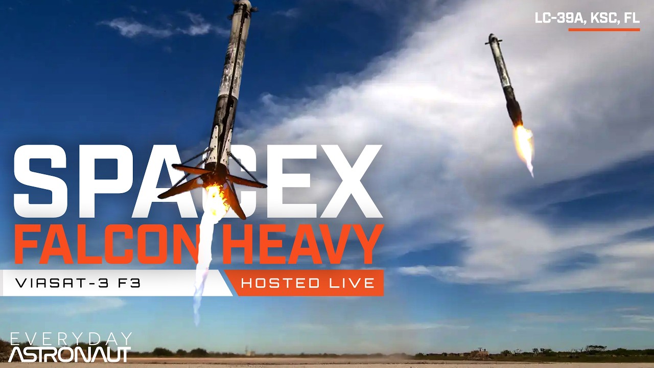 Watch SpaceX Launch a Falcon Heavy for ViaSat-3 F3