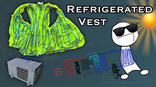A Homemade Refrigerated Vest That Can Run Off Battery or Solar Power