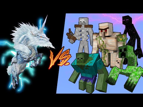 Kirin Vs. Mutant Monsters in Minecraft