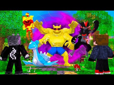 SAÍRAM do PORTAL os POKÉMON de OUTRA DIMENSÃO com OUTRAS FORMAS no MINECRAFT